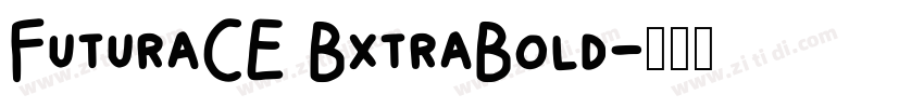 FuturaCE BxtraBold字体转换